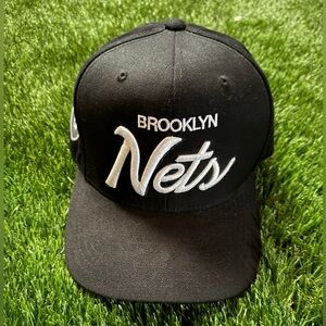 Mitchell & Ness Black Brooklyn Nets Hat